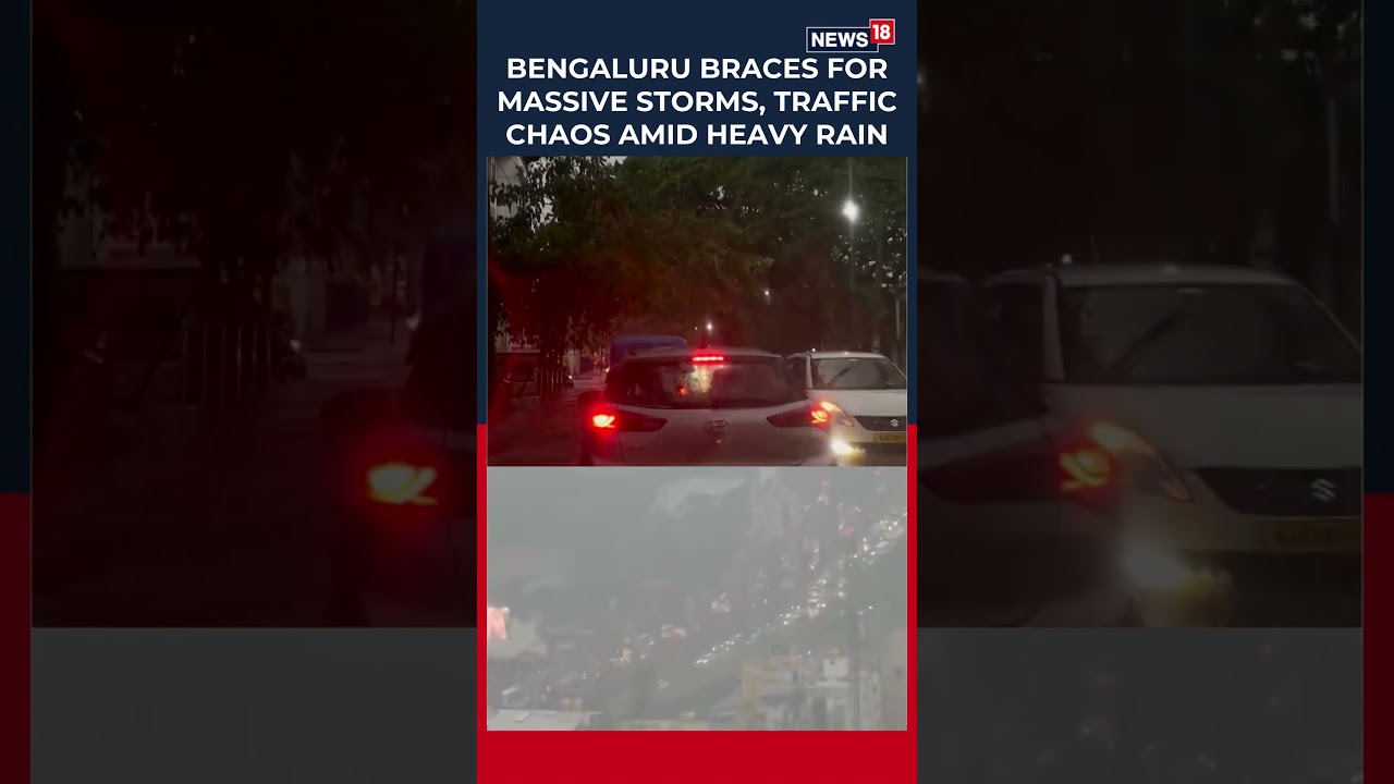Heavy Rain Triggers Fears of Massive Traffic Chaos Across Bengaluru Streets | India News | N18S