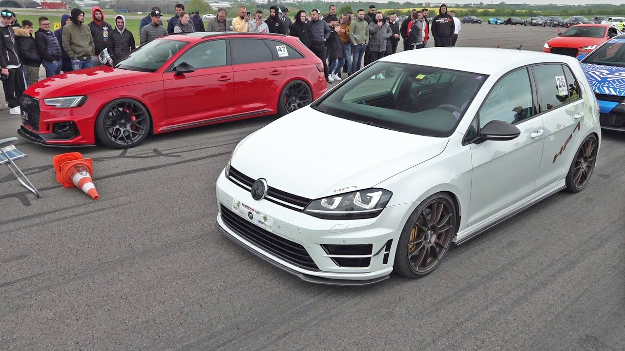 600HP Volkswagen Golf 7 R HPT vs Audi RS4 NARCAR Performance