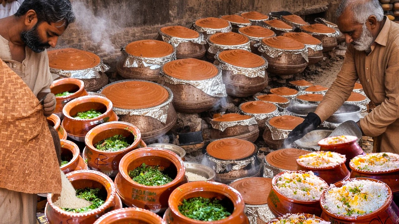 100 POT BIRYANI MAKING | Traditional Matka Chicken Biryani Recipe | Juicy Biryani Cooking In Claypot
