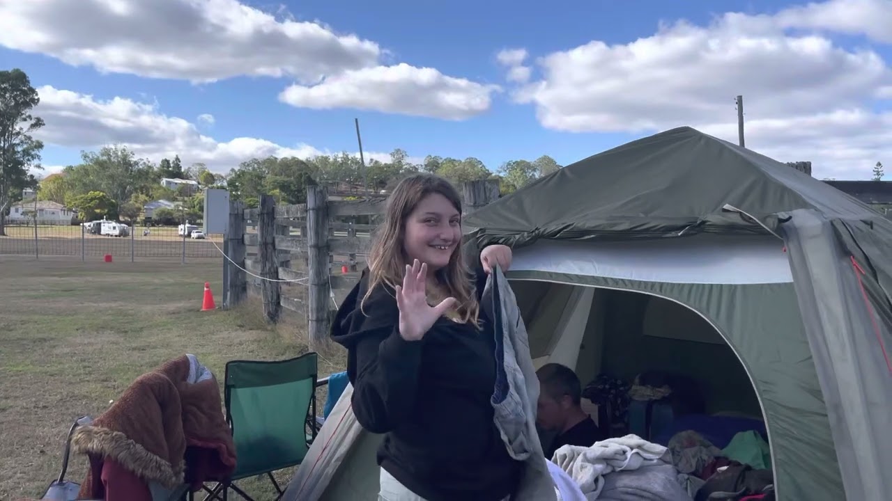 Traveling Australia with 7 children in tents: Tent Tour