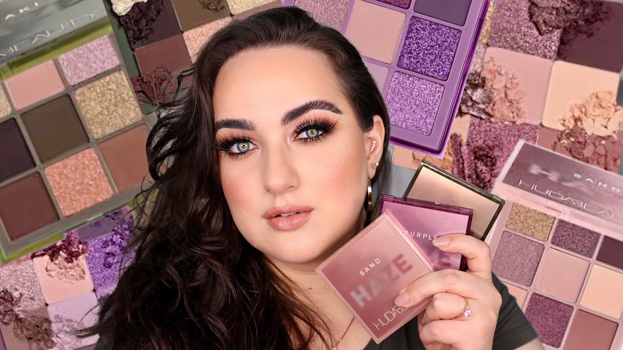 HUDA BEAUTY HAZE OBSESSIONS EYESHADOW PALETTES REVIEW & COMPARISONS! | PATTY