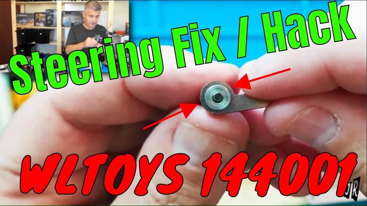 WLTOYS 144001 Steering Fix / Hack to improve the steering! 😜
