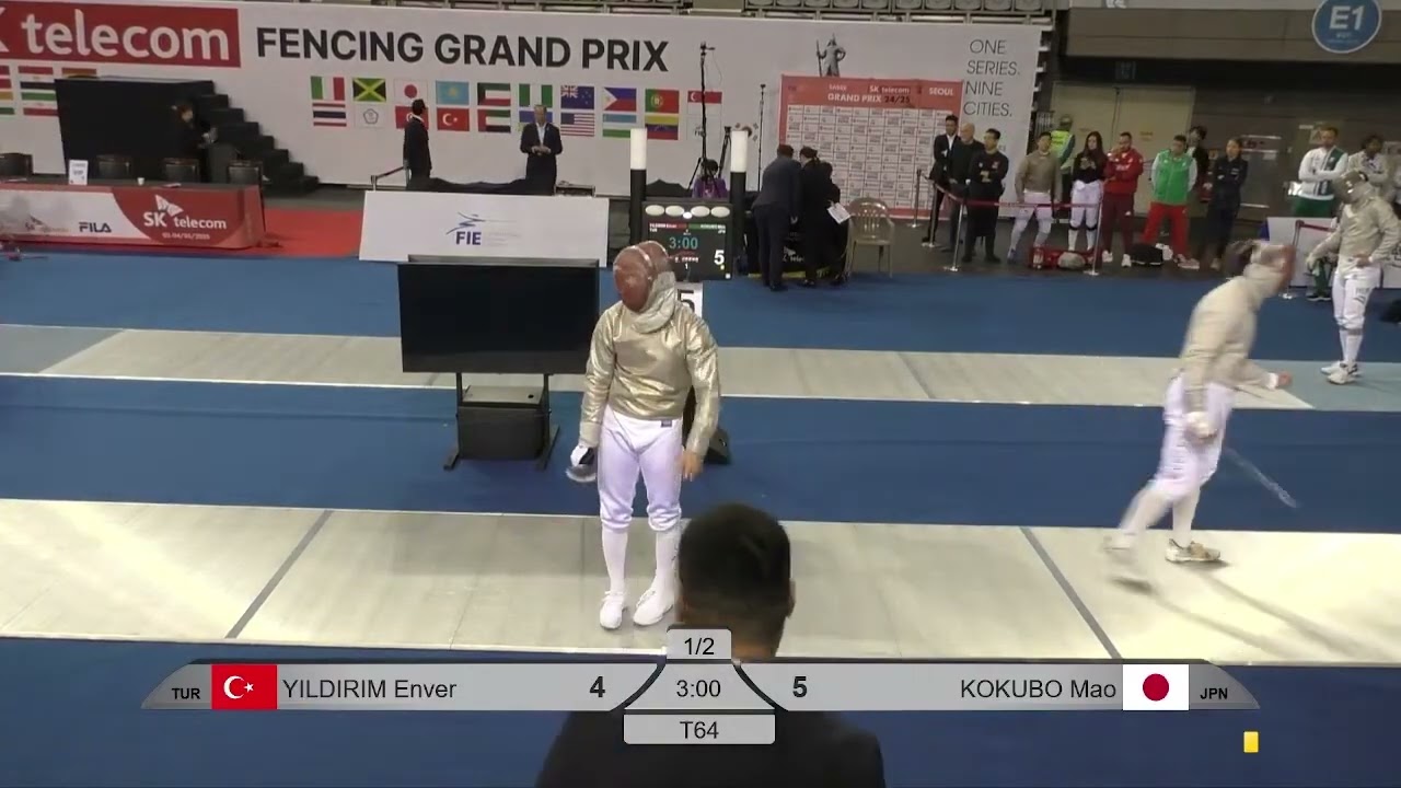 Seoul Grand Prix 2025 SMS - L64 - Enver Yildirim TUR v Kokubo Mao JPN