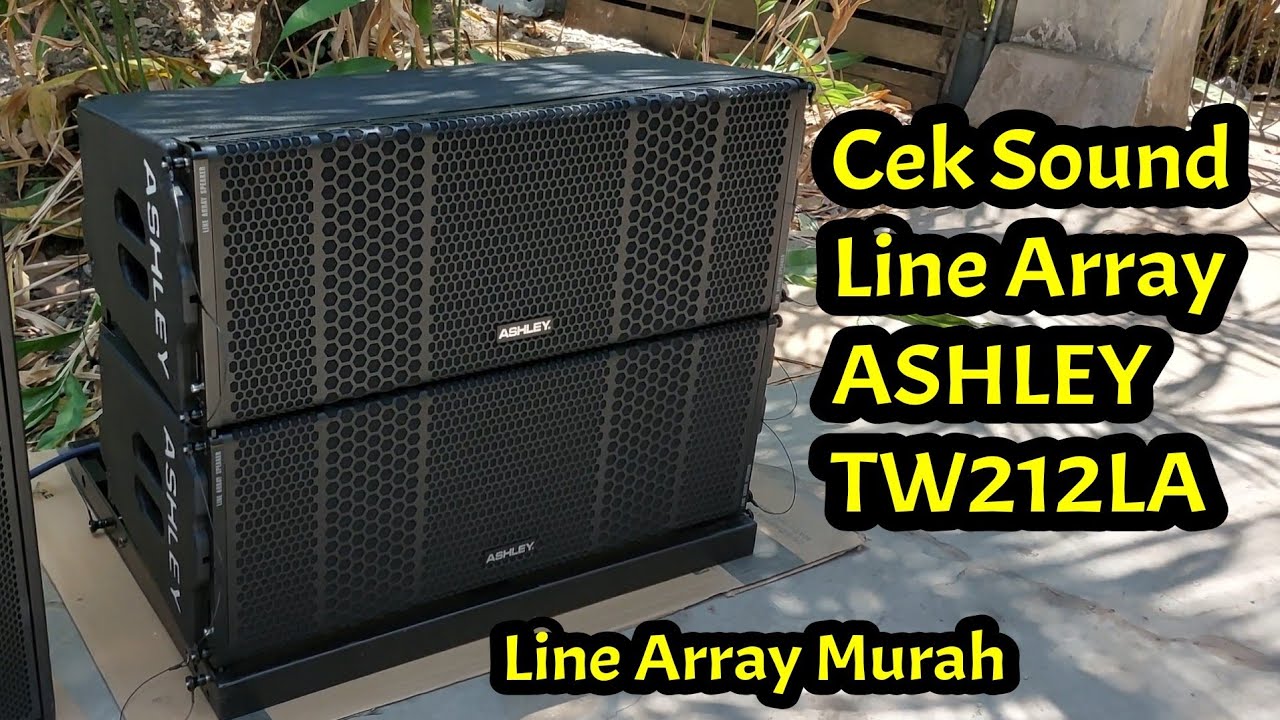 Cek Sound Speaker Line Array ASHLEY TW212LA