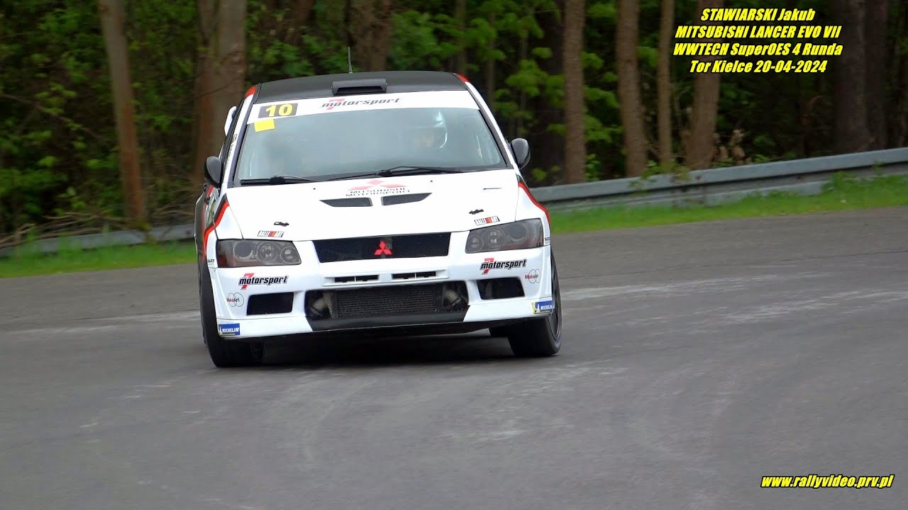 STAWIARSKI Jakub - MITSUBISHI LANCER EVO VII - WWTECH SuperOES 4 Runda Tor Kielce 20-04-2024
