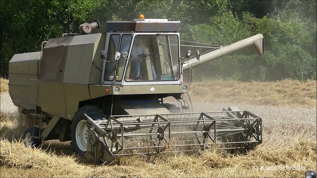Fortschritt E 512 Weizenernte bei Hadmersleben