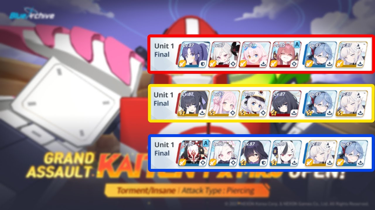 Blue Archive || Grand Assault Kaiten - Outdoor - Insane Comfy Clear