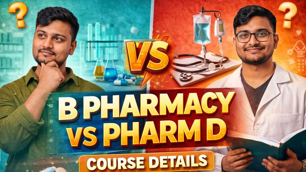 B.Pharm vs Pharm.D | Which Pharmacy Course is Better for You? Full Comparison ll 2025