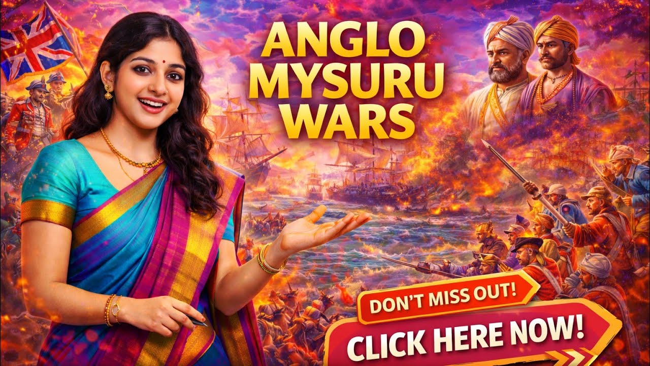 Anglo-Mysore Wars in 30 Minutes | Easy & Exam Ready