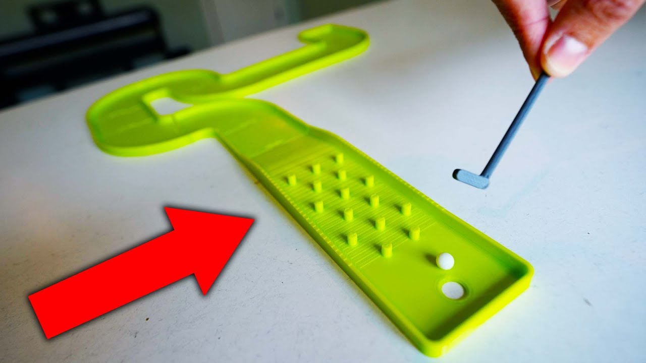 3D PRINTED MINI GOLF!