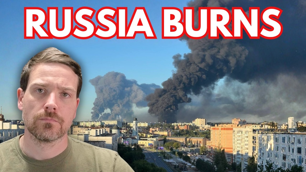 Ukrainian Drones Spark Massive Moscow Fire