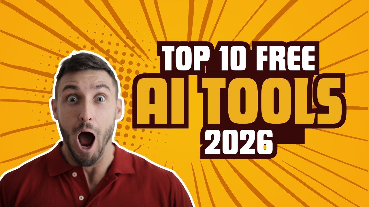 Top 10 FREE AI Tools You MUST Use in 2026 (Save Hours Every Week)