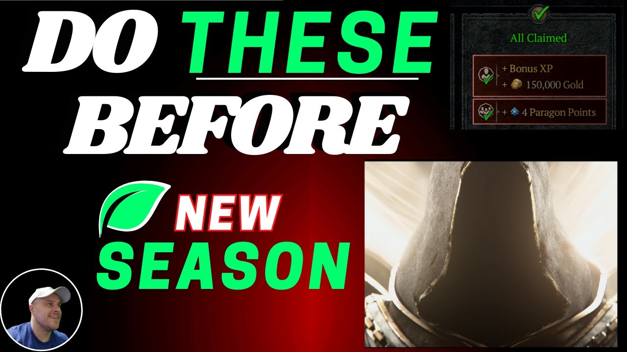 5 Things you Need to do before the New Season! | Diablo 4