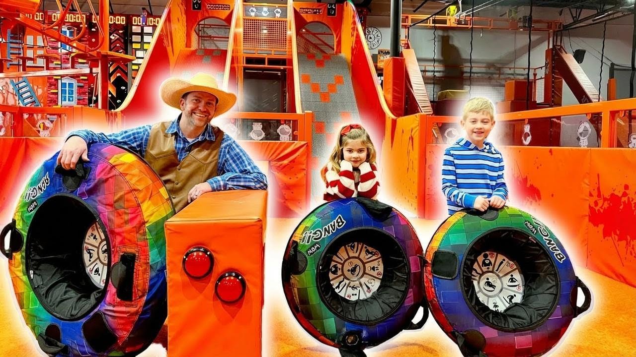 Fous rires garantis au parc de trampolines !