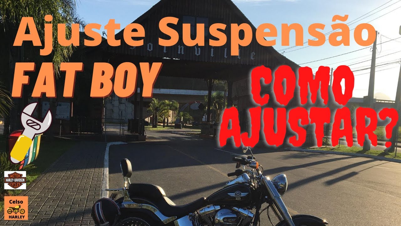 Ajuste suspensão/amortecedor Fat Boy/Softail