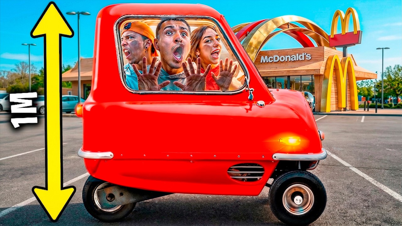 EL ULTIMO en SALIR del AUTO MINIATURA GANA!
