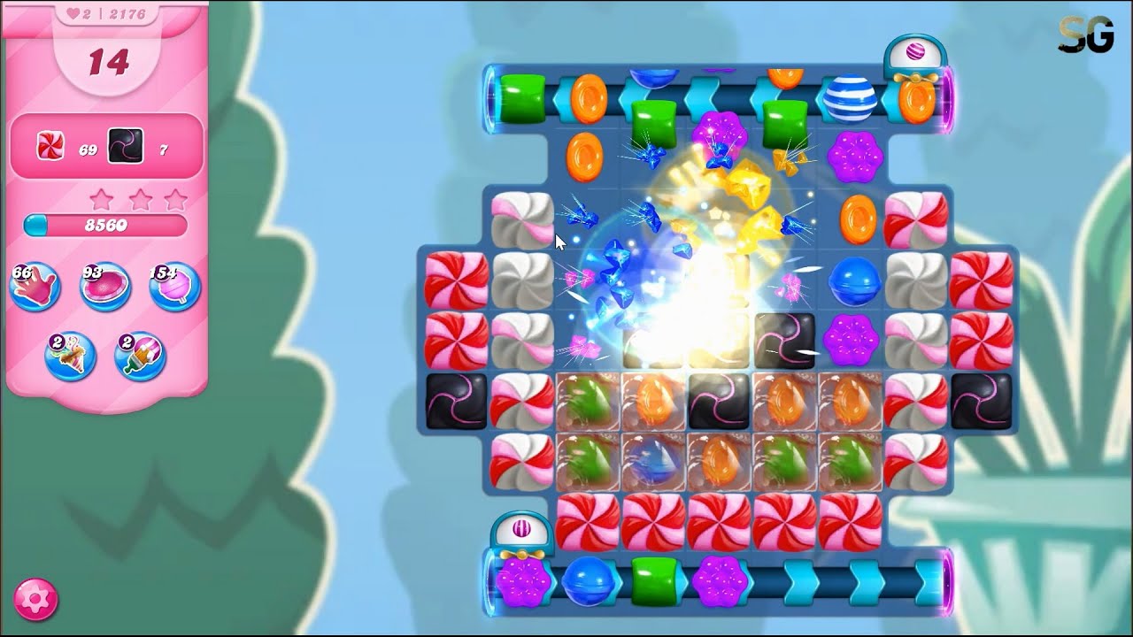 Candy Crush Saga Level 2176 (2021 Version)