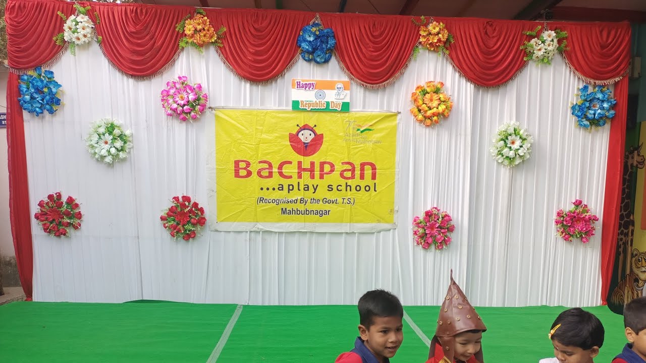 Republic Day Celebrations | Bachpan Play School | MBNR