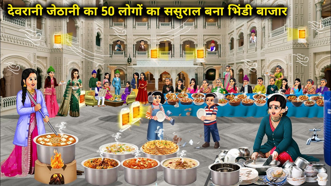 ठंड में देवरानी जेठानी का 50 लोगों का ससुराल बना भिंडी बाजार | In the cold, the sister-in-law and...