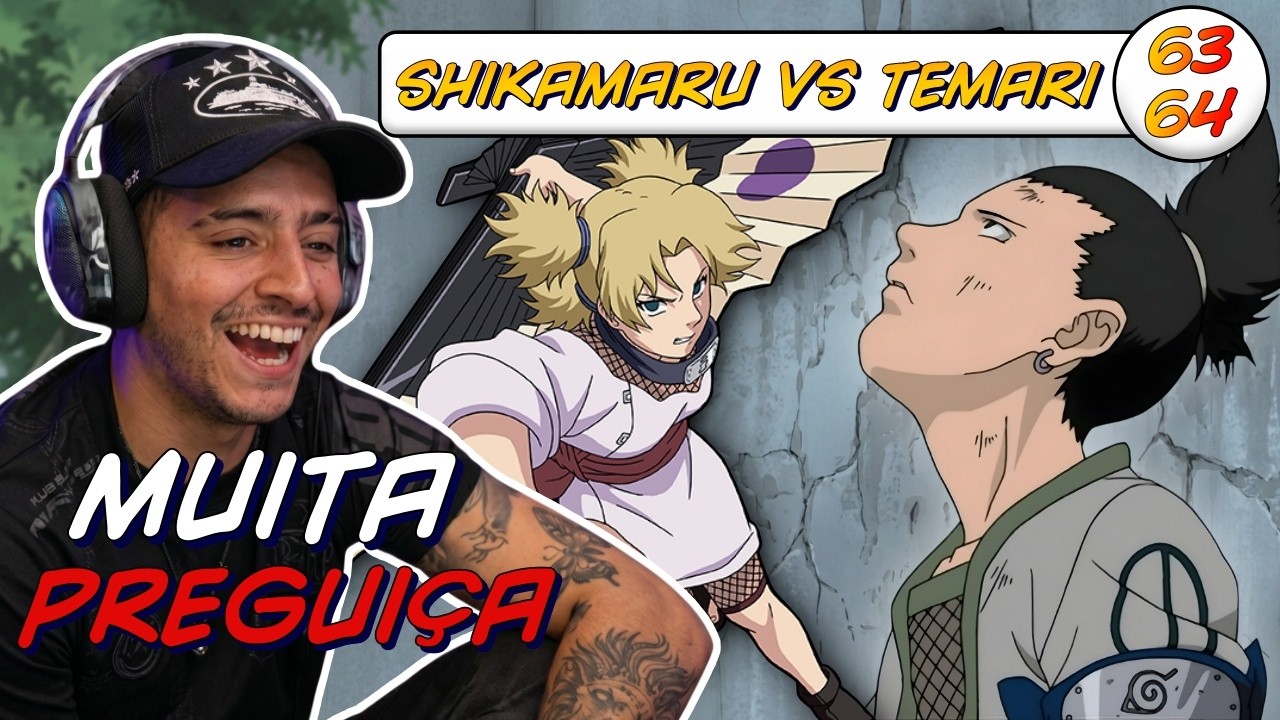 LOUD CORINGA REAGE A SHIKAMARU VS TEMARI (COMPLETO)