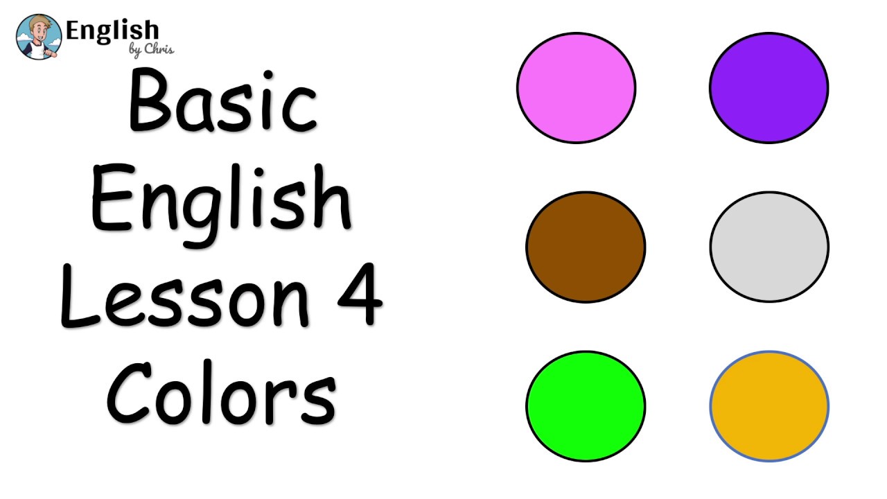 ผู้เริ่มต้น English - Lesson 4 - Colors