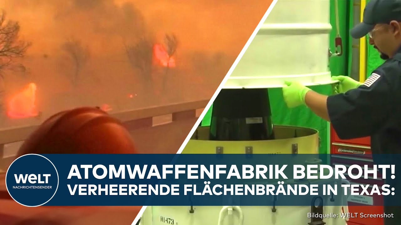 US-BUNDESSTAAT TEXAS: Alarm auf Atomwaffen-Anlage bei Amarillo! Buschbrände bedrohen Werksgelände!