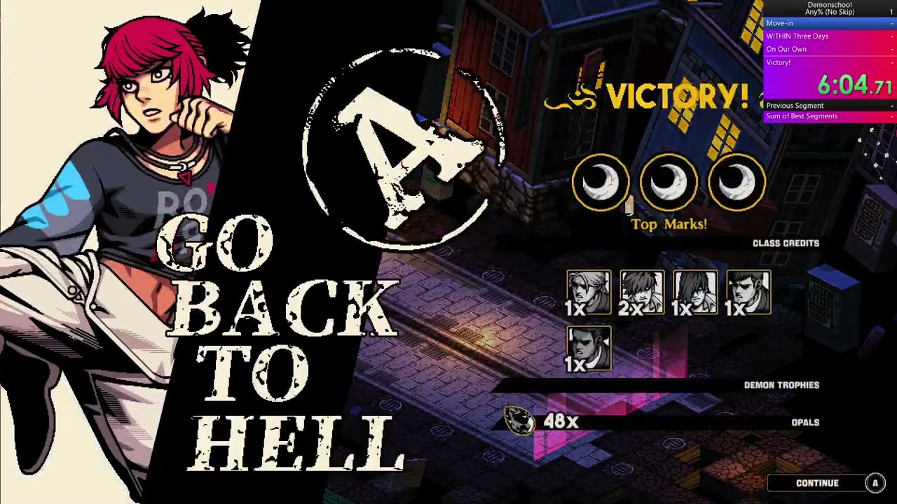 Demonschool Speedrun - Any% No Skips in 7:26:19