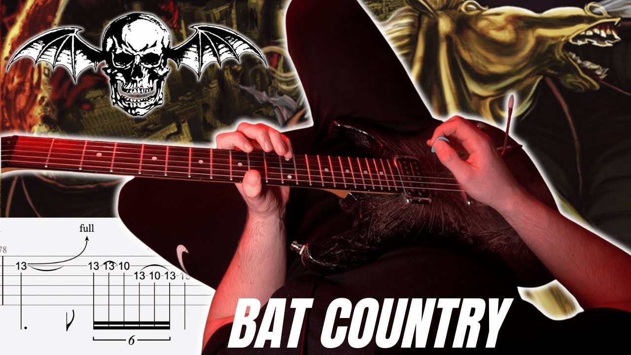 Avenged Sevenfold – Bat Country Full POV Guitar Cover | SCREEN TABS