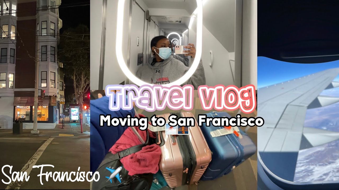 Travel Vlog✈️|Moving to San Francisco🌁|Aupair|South African Youtuber