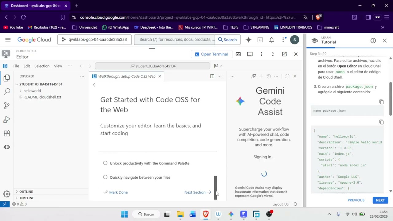 Lab Google: Hola, Cloud Run