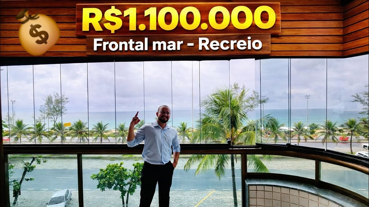 PRESTIGE - FRONTAL MAR A VENDA NA PRAIA DO RECREIO - INFRAESTRUTURA COMPLETO POR R$1.100.000,00 