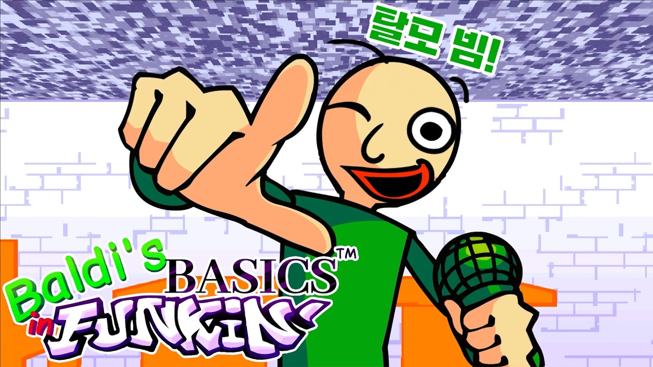 퀄이 이렇게 좋은데 아직 데모라니... [ FNF Baldi's Basics in Funkin' (DEMO) ]