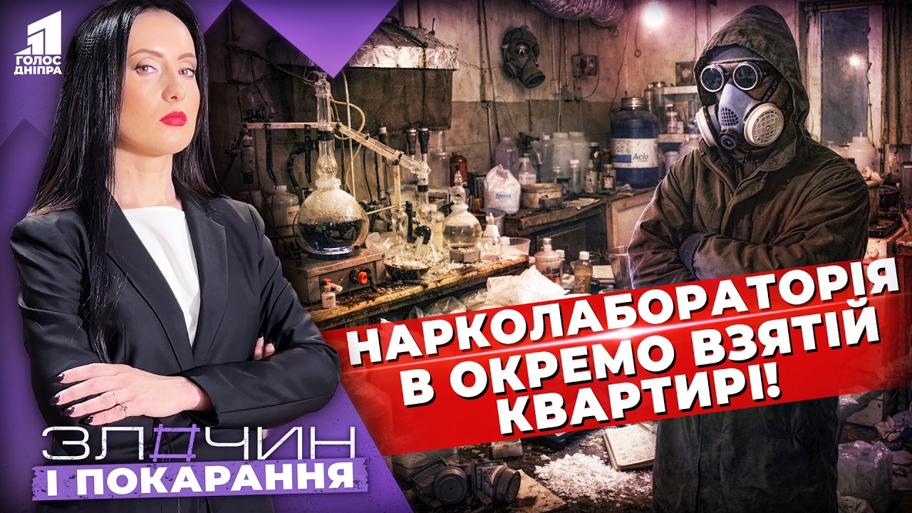 «Лабораторія кайфу» у багатоквартирному будинку Дніпра! Злочин і Покарання