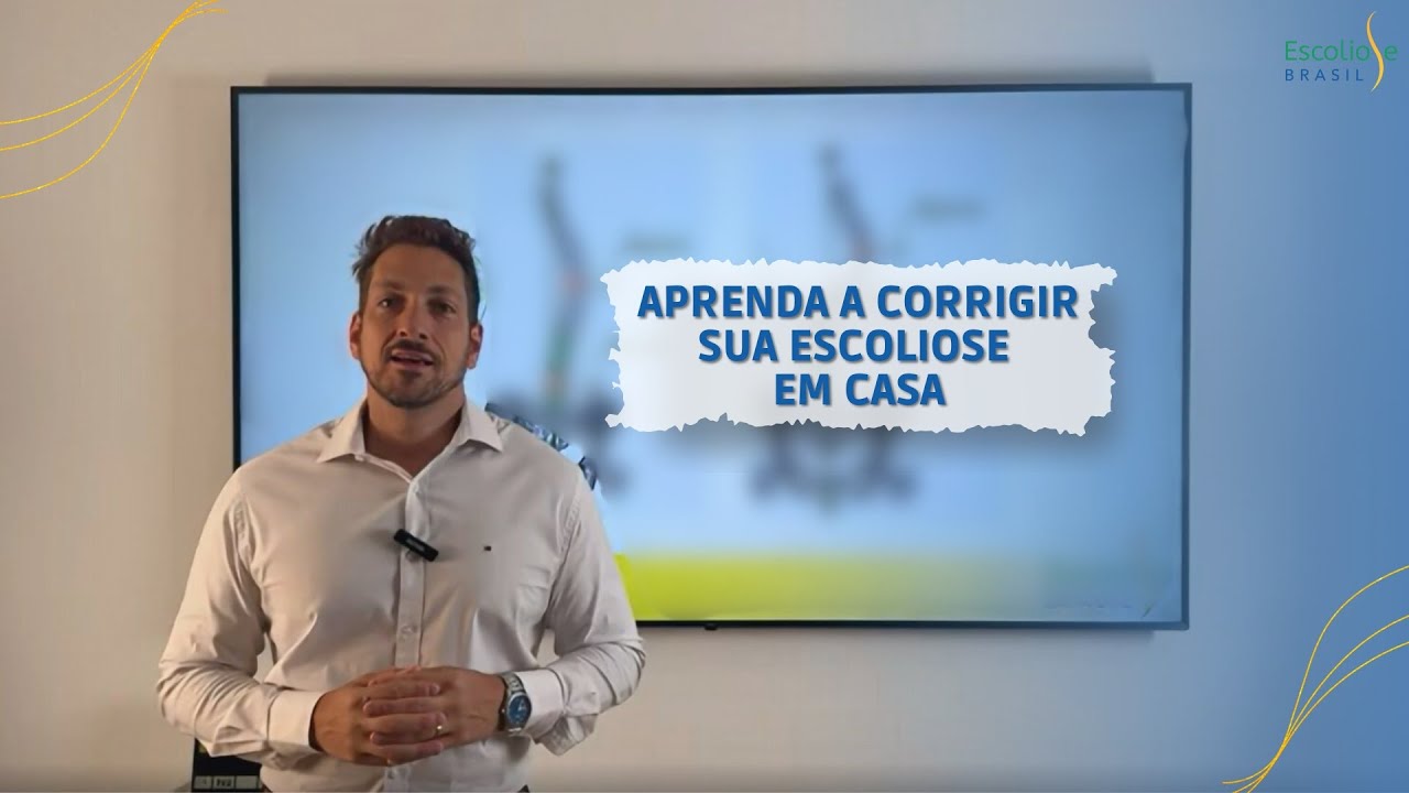 APRENDA A CORRIGIR SUA ESCOLIOSE EM CASA! #exercícios