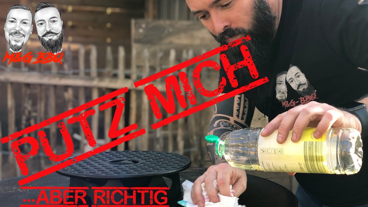 Feuerplatte pflegen und richtig reinigen - M&G-BBQ