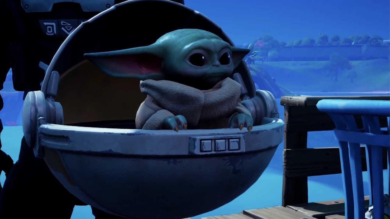 A DAY IN THE LIFE OF BABY YODA! (A Fortnite Short Film)
