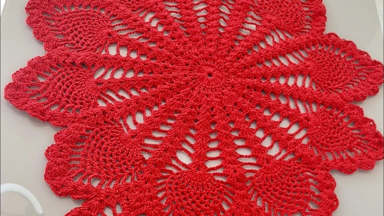 Trilho de mesa abacaxi 🍍