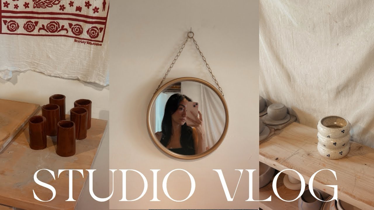 what I glaze fired this month as a slow potter  ❤️&zwj;🔥|| Raw Form Ceramics, cozy studio vlog 🪽