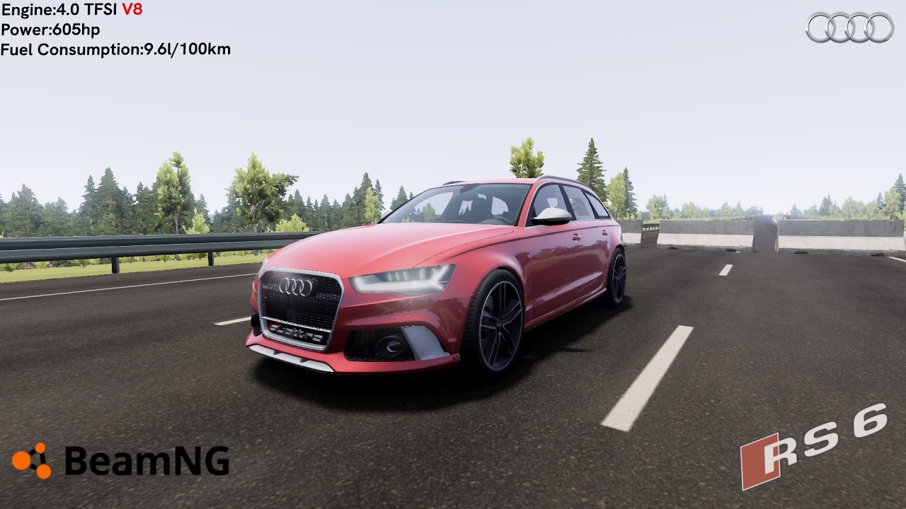BeamNG Drive - Audi RS6 C7 Avant