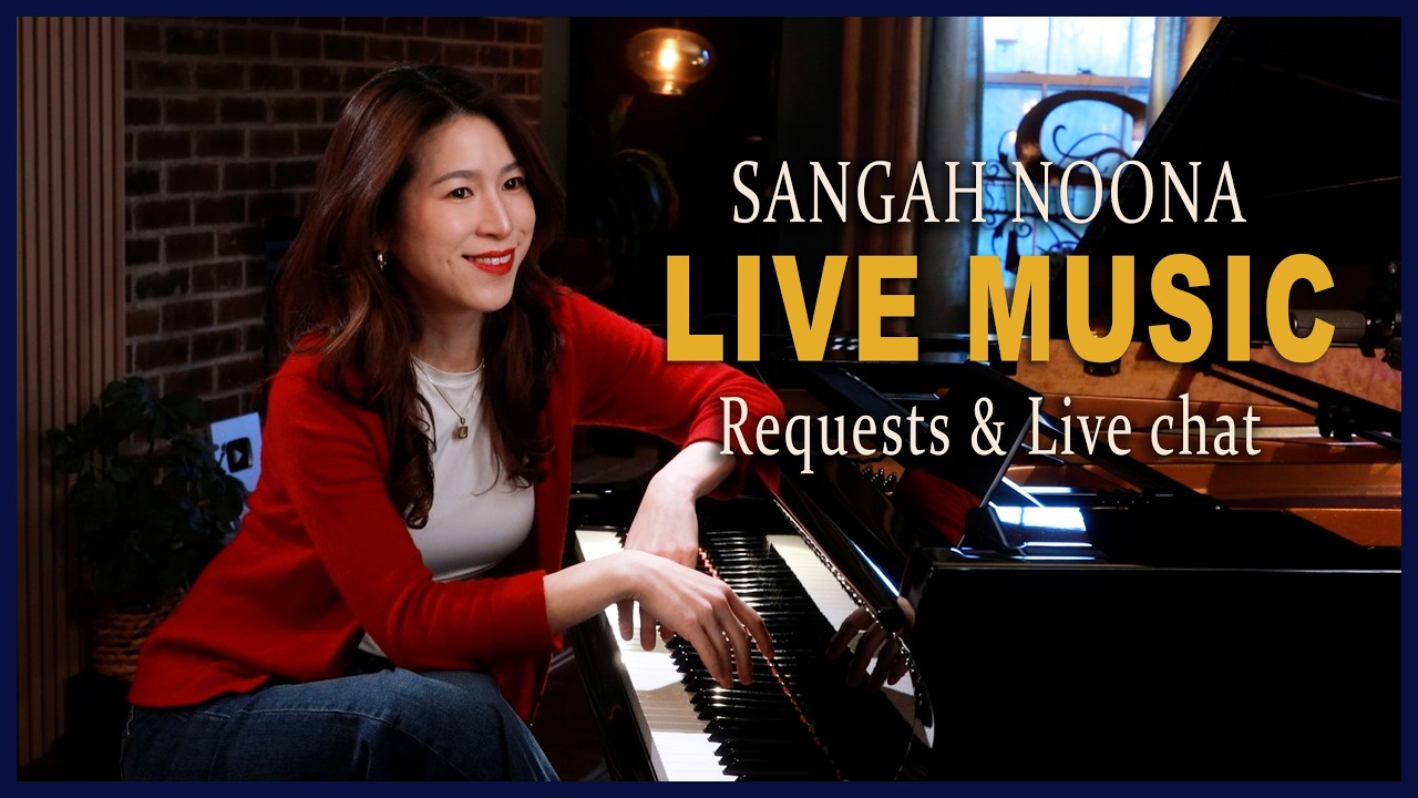 🔴LIVE Piano (Vocal) Music with Sangah Noona! 3/13