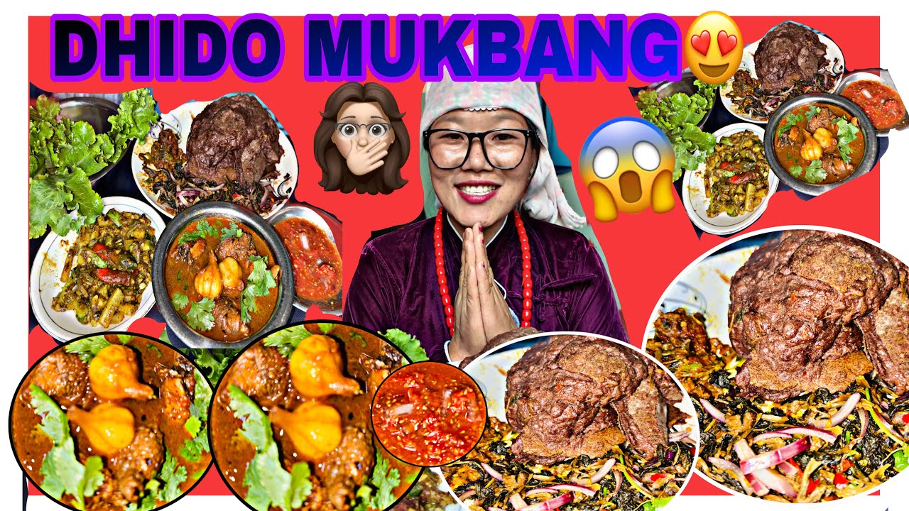 ESPECIALLY NEW YEAR 2082🙏!!NEPALI TRADITIONAL FOOD DHIDO+गुन्द्रुक !!@Nandu-official2 #subscribe