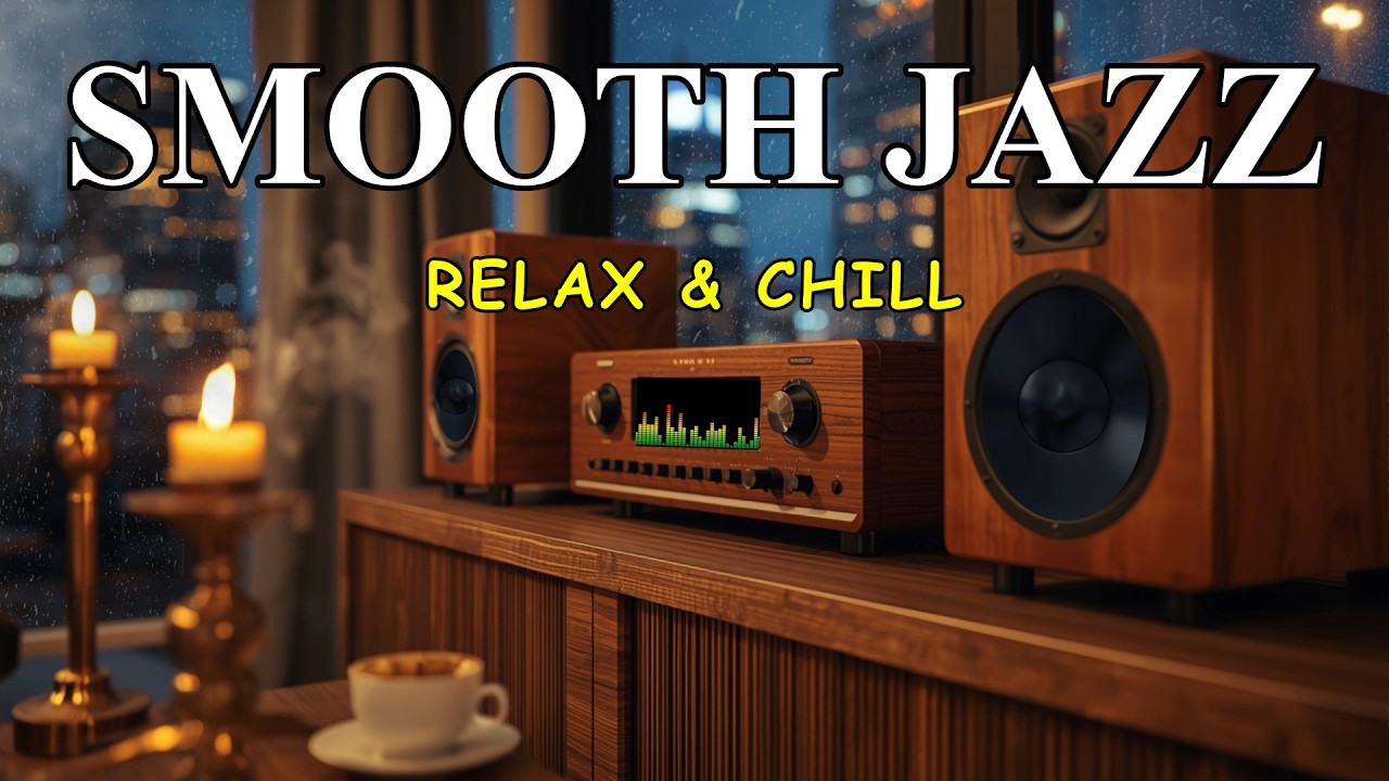 Smooth Jazz & Soul R&B Lounge Vibes – Warm Sax & Guitar Chillout Mix