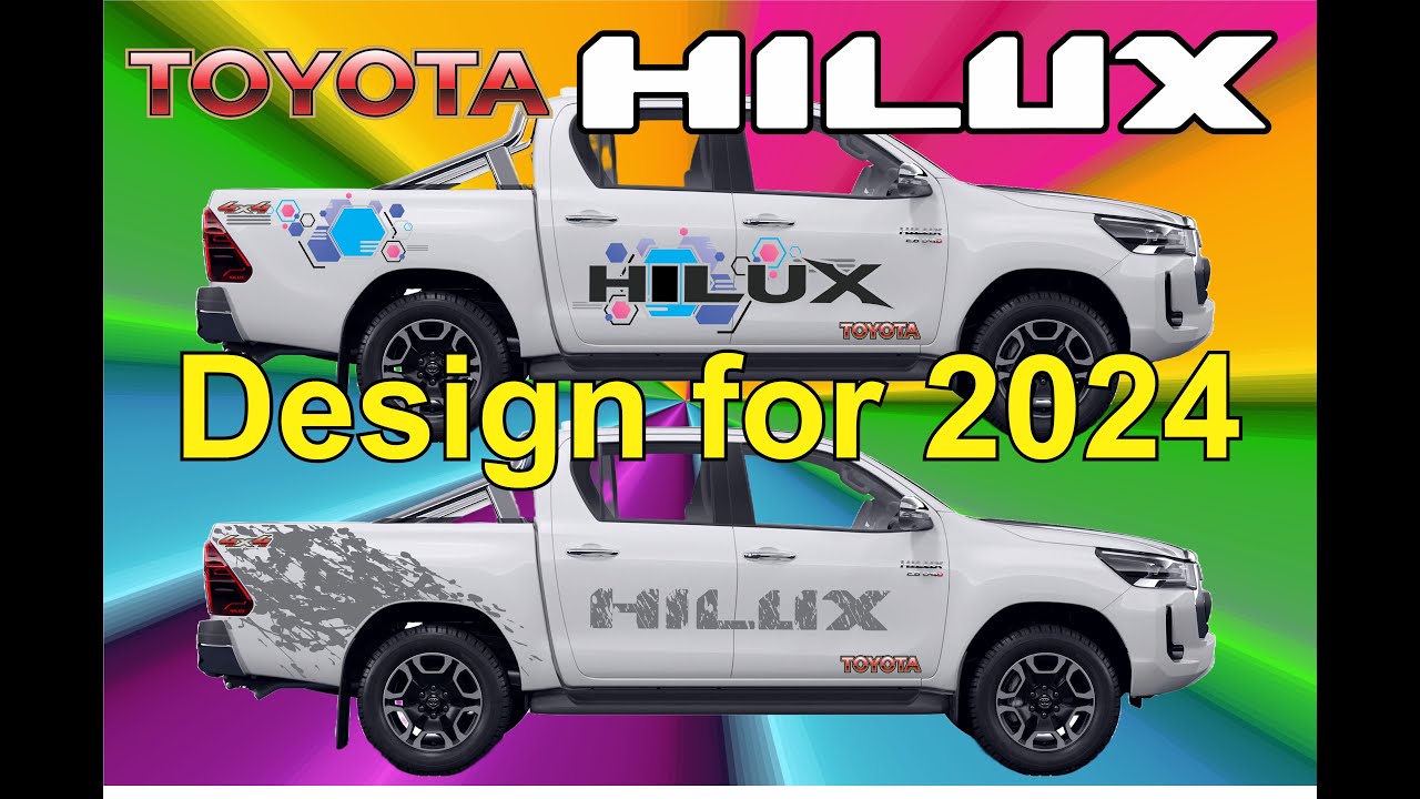 Toyota Hilux Sticker Design for 2024