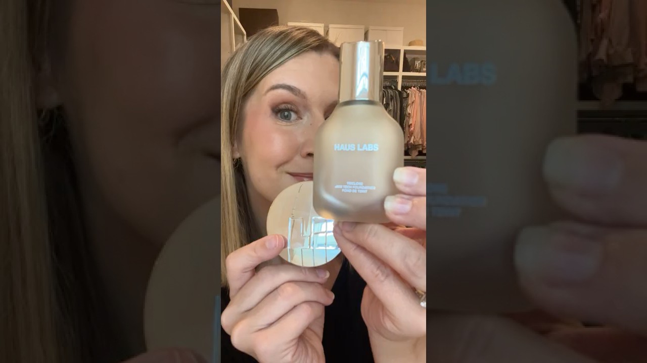 Worth the Hype?? Haus Labs Foundation Speed Review + Wear Test #shorts