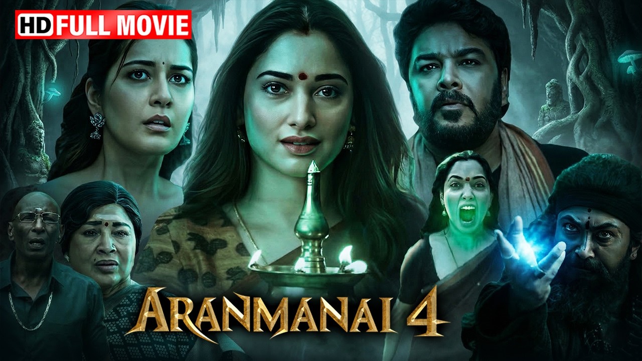 Tamannaah Bhatia's South Horror Comedy | Aranmanai 4 (2025) New Hindi Dubbed Movie | Raashii Khanna