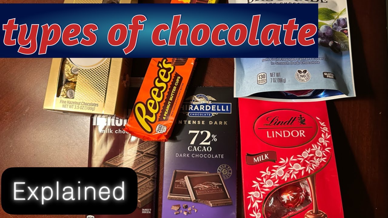 Types of Chocolate Explained