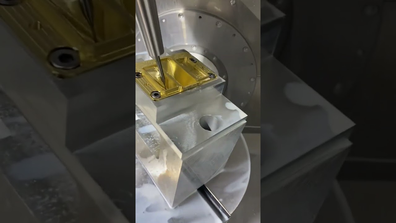 5-Axis Single-Fixture Machining for C3604 Brass Precision Parts #precisionparts #5axismachining #cnc