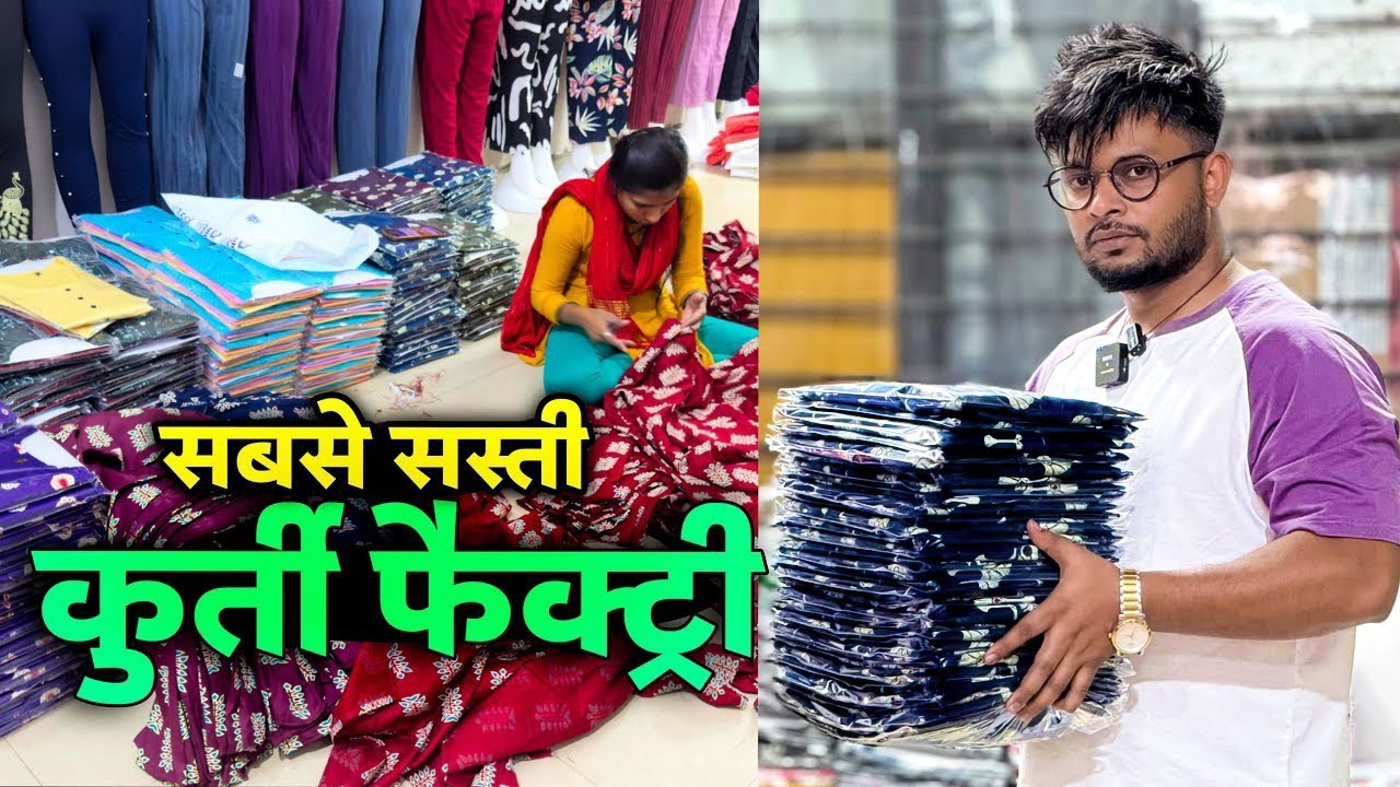 अहमदाबाद की फैक्ट्री से ख़रीदे बीच मे कोई दलाल नहीं 🤩 सस्ती Kurti, Cord Set, Bottomwear घर बैठे Cod