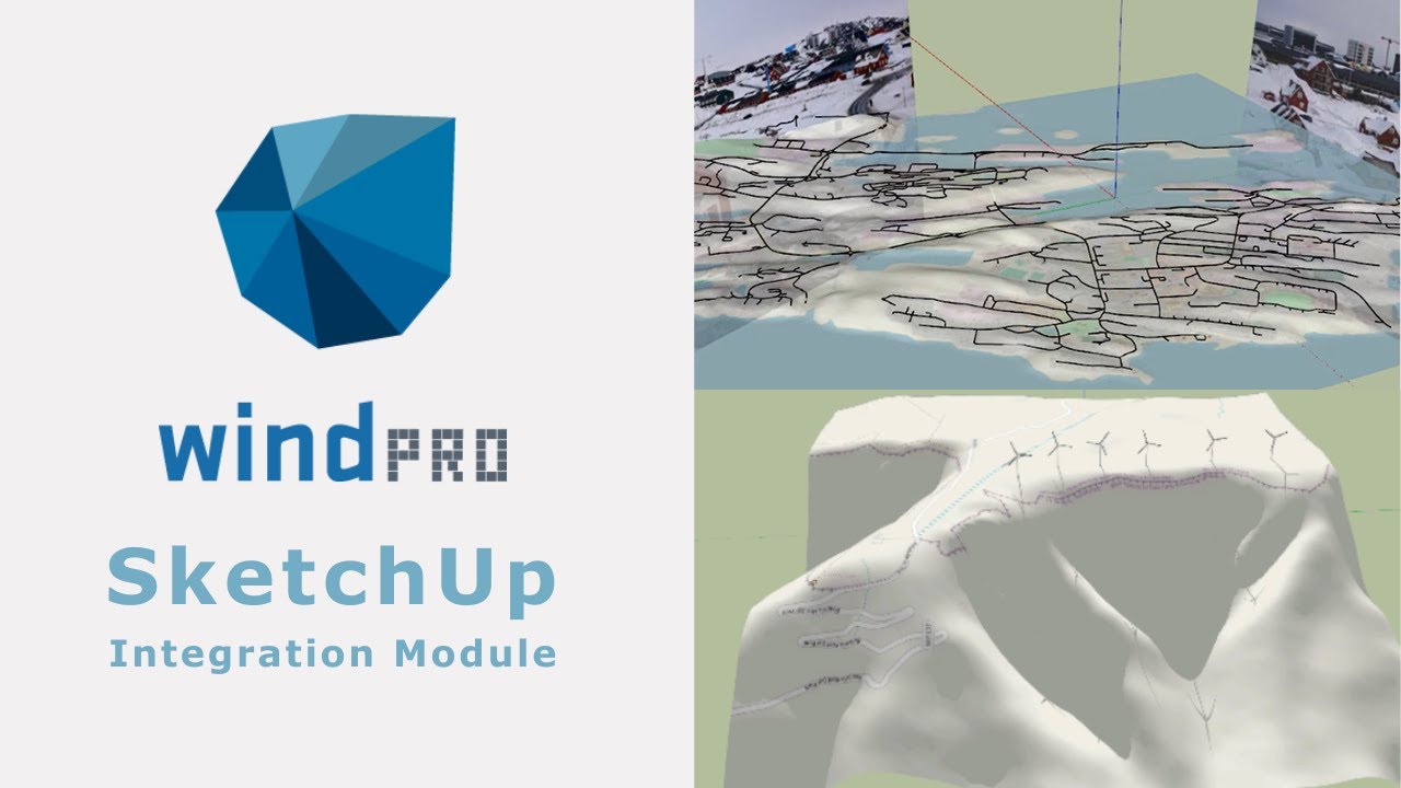 Getting started with SketchUp Integration module in windPRO