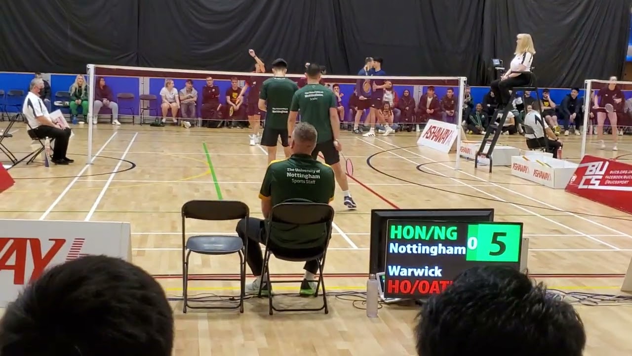 BUCS QF - K Ho/S Oates Vs D Hong/NG game 2 (0-11)